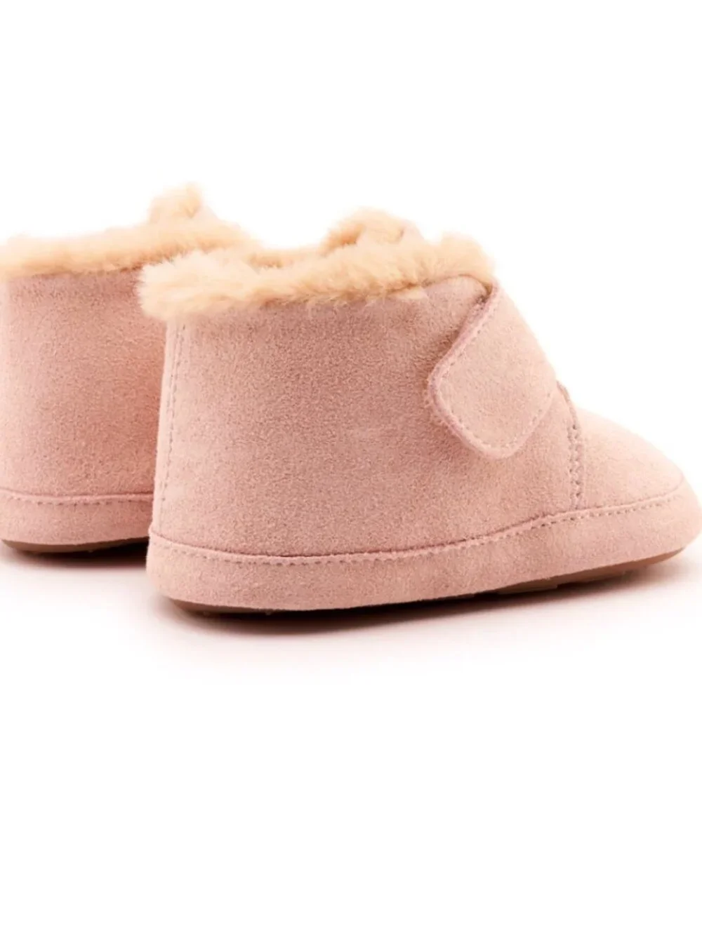 Girl - 5 & 6 - NIB Old Soles Shloofy Powder Pink Suede Booties